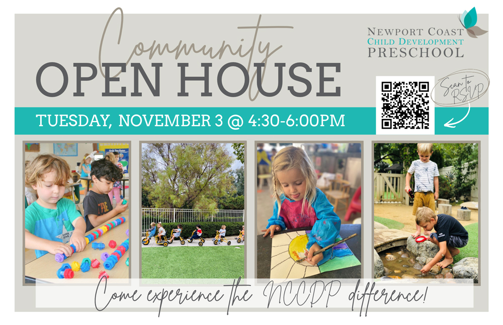 Community Open House, Tuesday November 3, 4:30-6:00 PM. Click to RSVP.